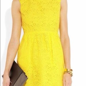 J Crew Yellow Lace Dress